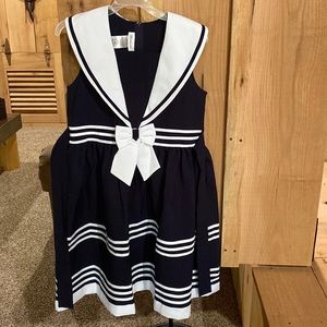 Bonnie Jean Navy blue Sailor dress